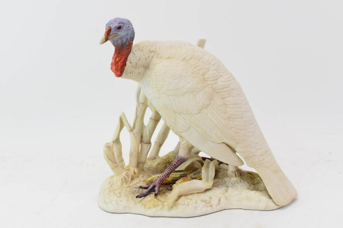 Cybis Porcelain Figural of a Turkey: Cybis Porcelain Figural of a Turkey Used condition. 11"h x 11-1/2"l x 7"
