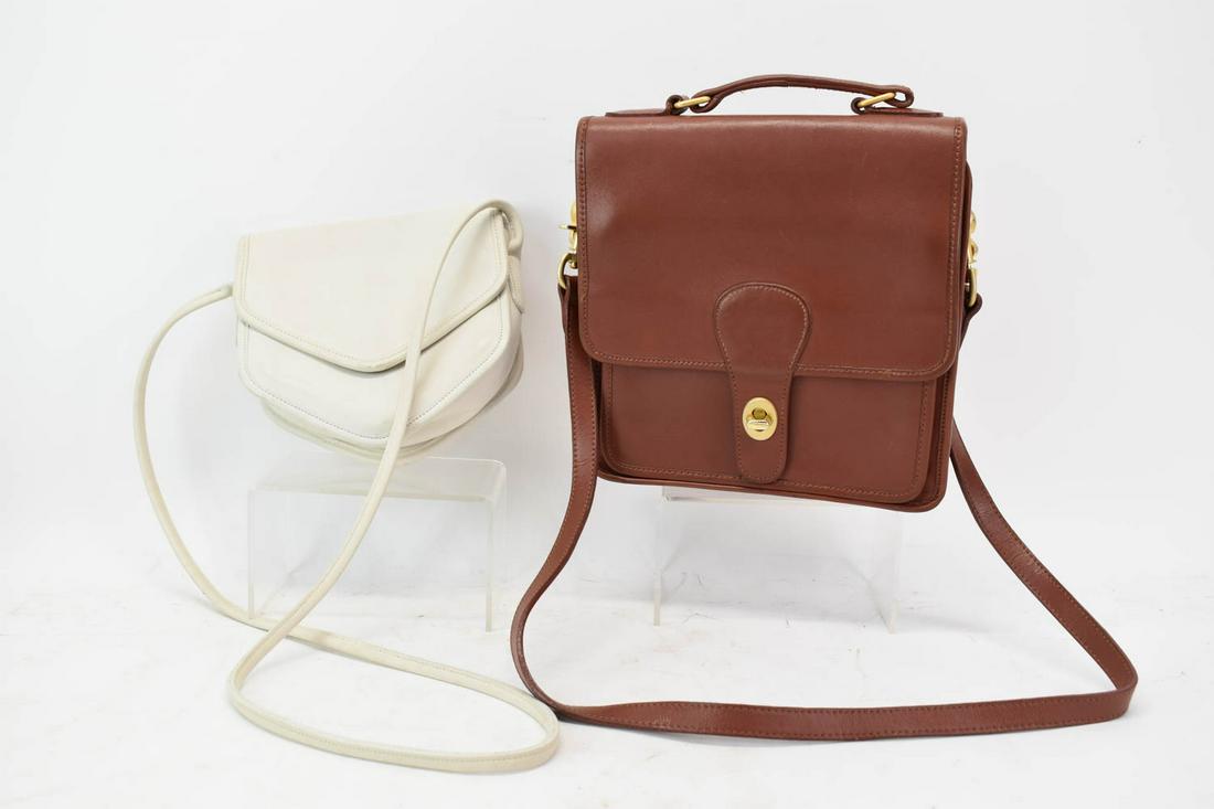 Group of Two Vintage Coach Leather Handbags (1 of 9)