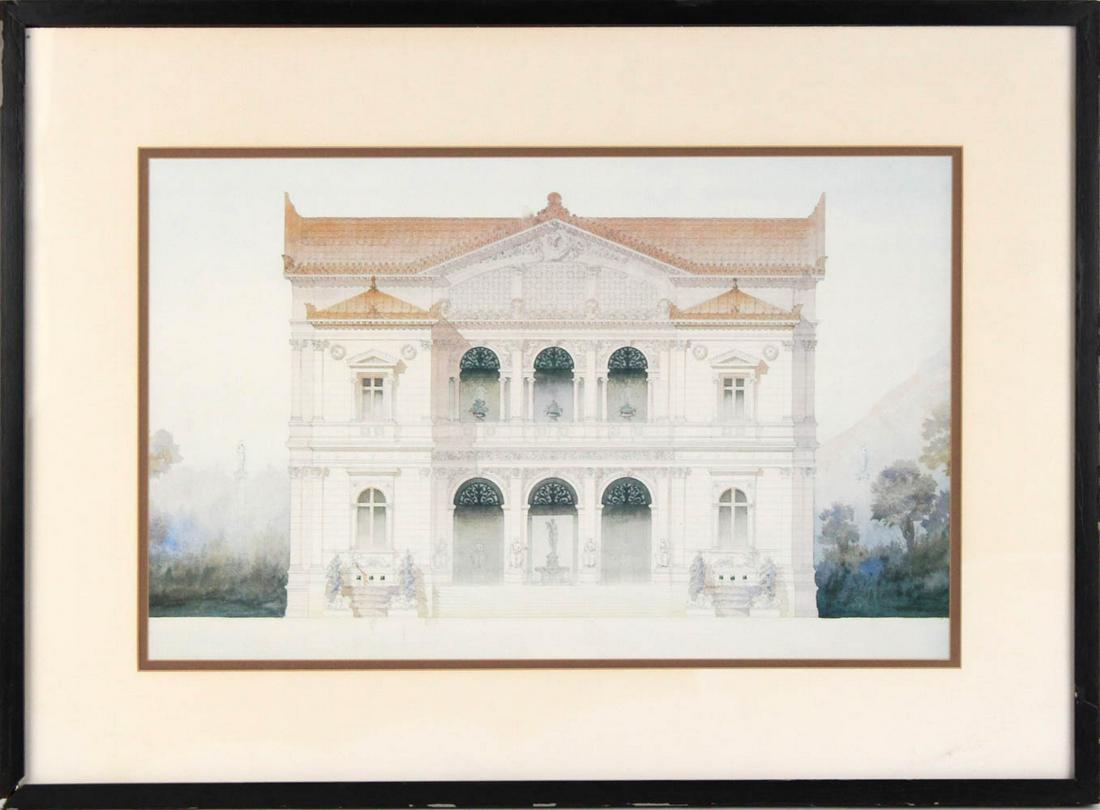 Two Architectural Works on Paper (1 of 13)