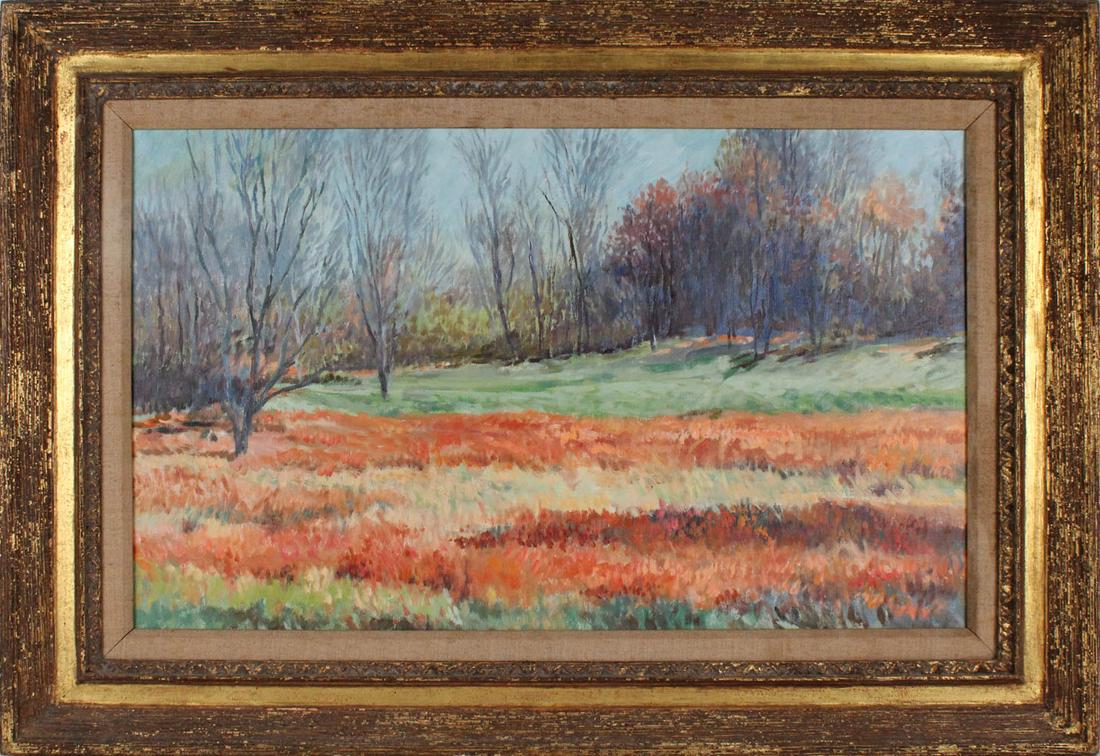 William Bartsch, Oil on Canvas, Autumn Meadow (1 of 7)