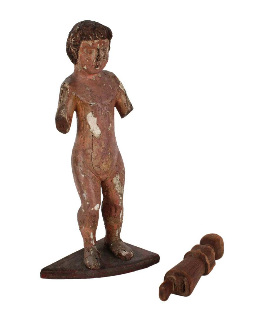 Two Carved Wood Figures (1 of 13)