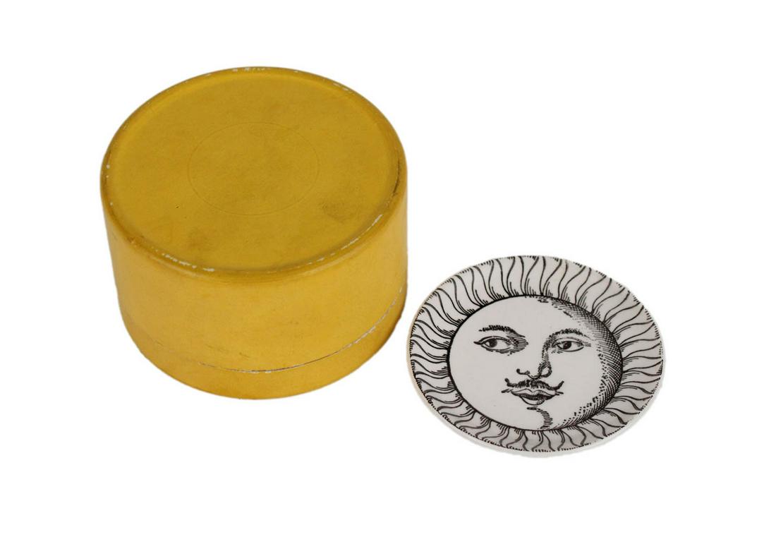 Eight Fornasetti Soli e Lune Coasters (1 of 5)