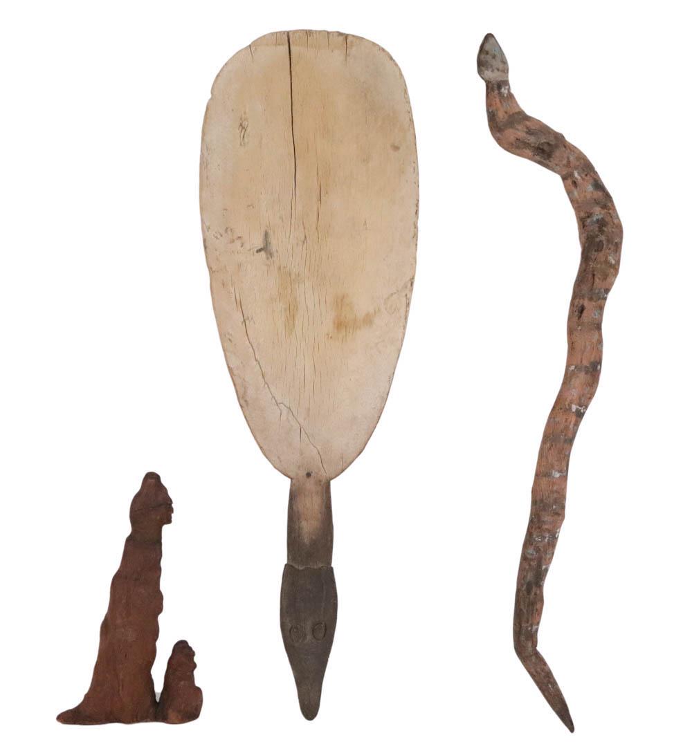 Three Carved Oceanic Objects (1 of 12)