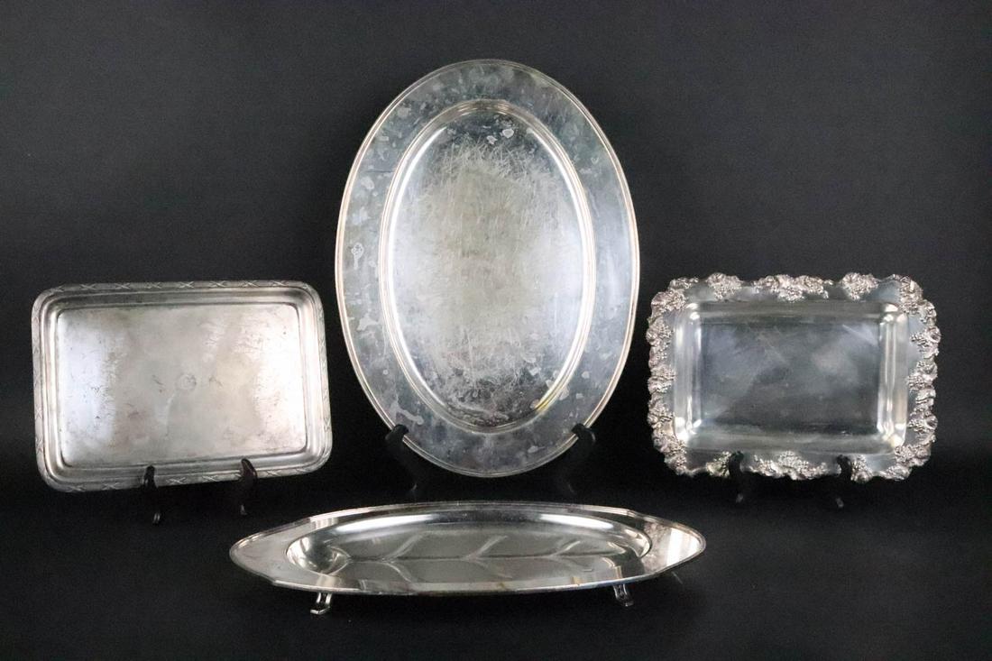 Large Oval Silver Plated Tray (1 of 16)