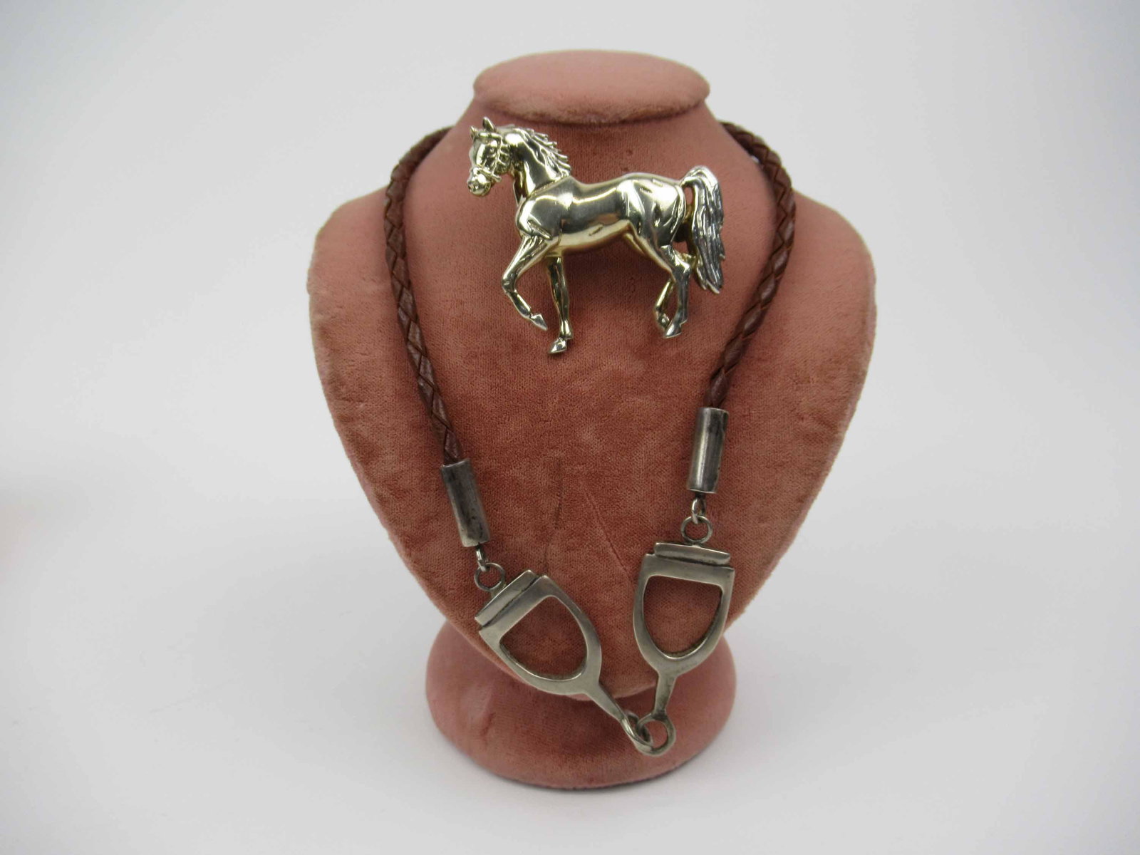 Sterling Silver Sculpted Horse Pin (1 of 4)