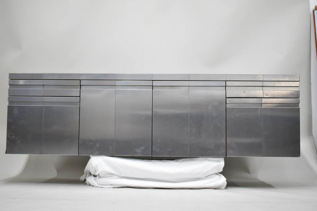 Stainless sale steel credenza