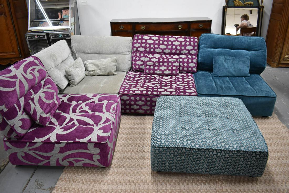 Five Pieces of Assorted Fama Seating (1 of 8)