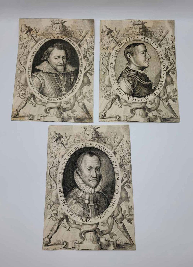 Three Old Master Engravings of Distinguished Men (1 of 11)
