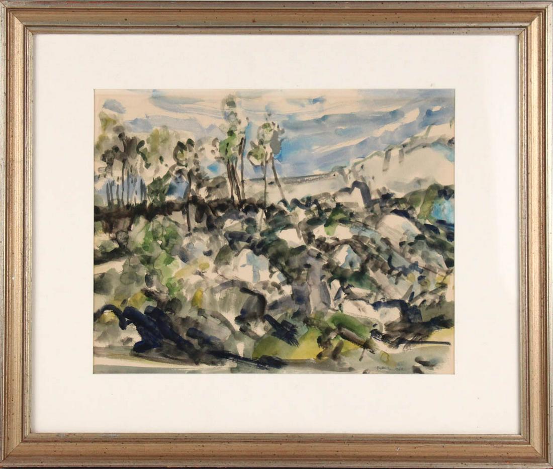 William Bartsch, Two Watercolors (1 of 14)