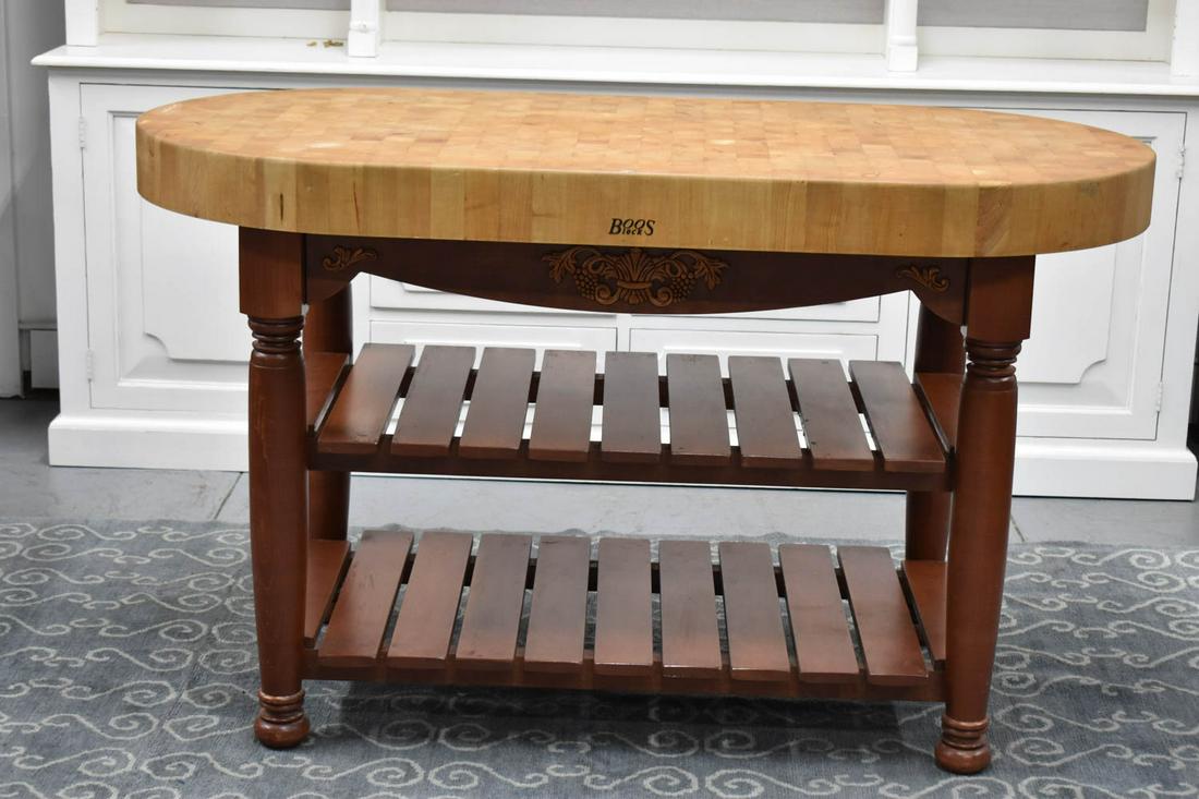 Boos Butcher Block Kitchen Island Center (1 of 8)