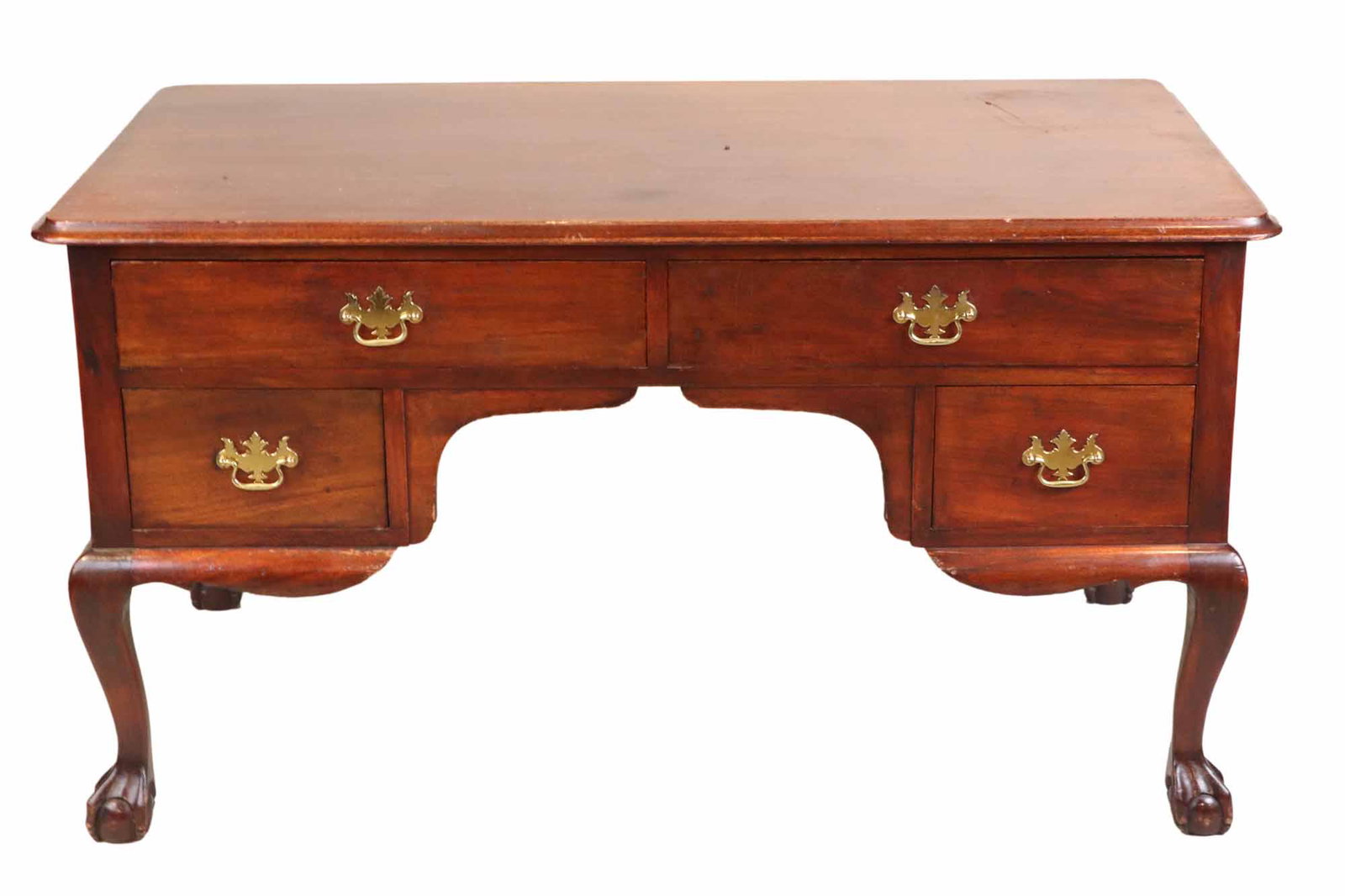 Chippendale Style Mahogany Writing Desk (1 of 8)
