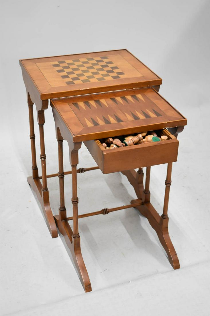 Vintage Set of Nesting Games Tables (1 of 8)