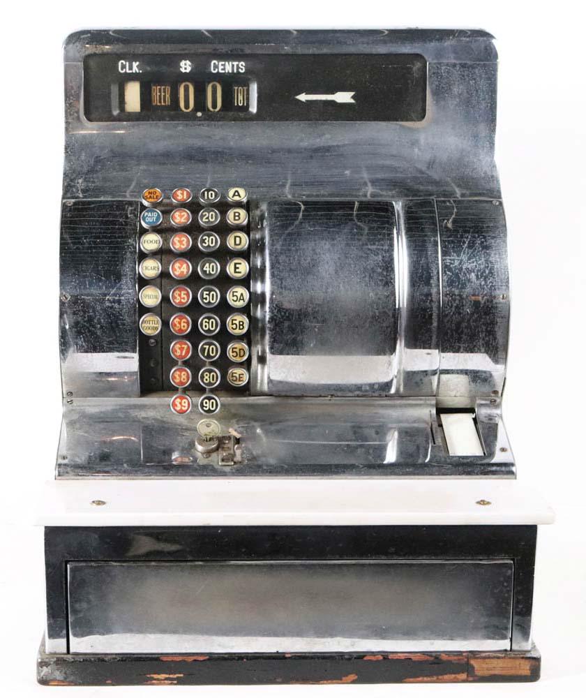 Vintage Chrome Cash Register (1 of 13)