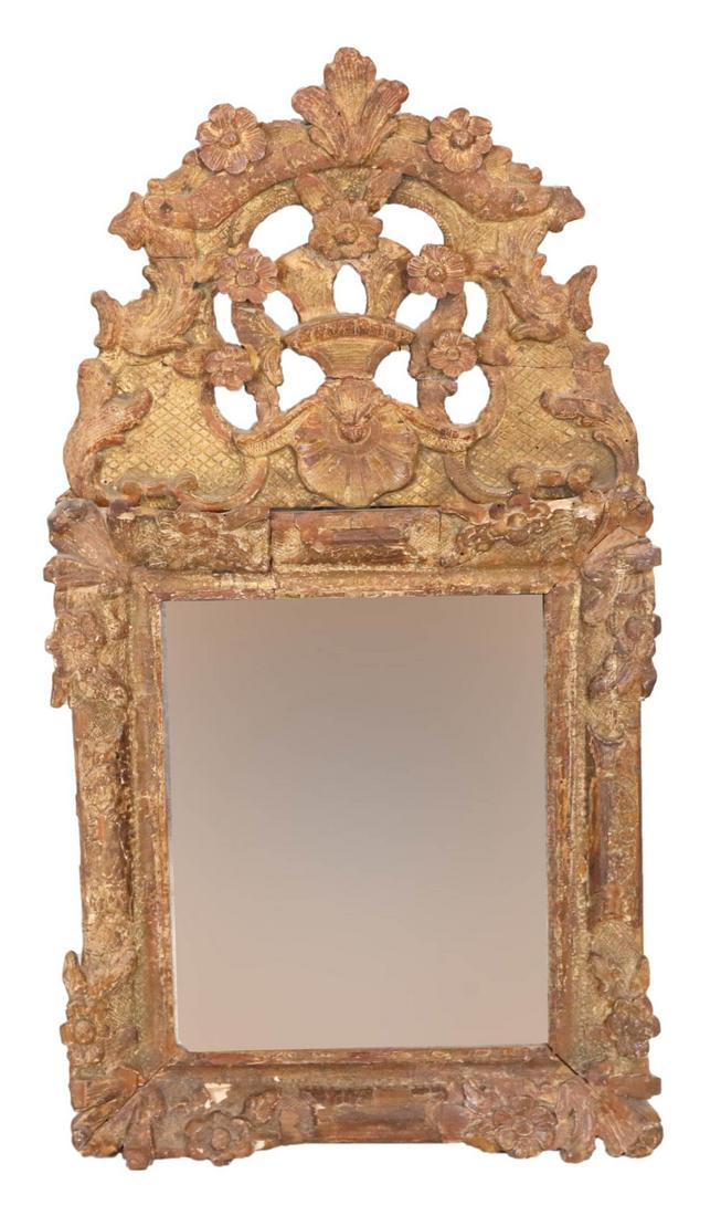 Louis XIV Giltwood Diminutive Pier Mirror (1 of 9)