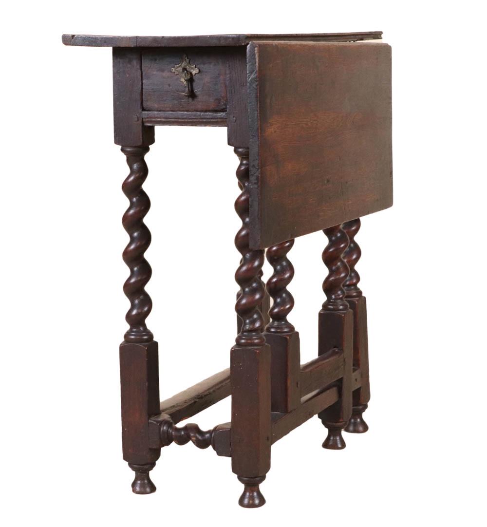 Jacobean Oak Gate-Leg Table (1 of 10)