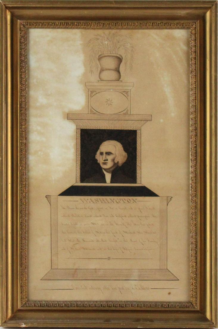 George Washington Memorial Ink Drawing (1 of 14)