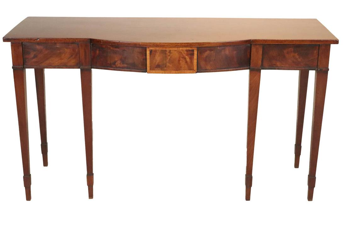 Hepplewhite Mahogany Six Leg Server (1 of 11)