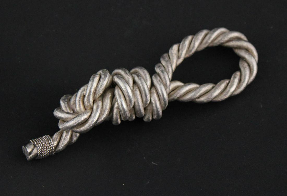 Tiffany Sterling Silver Knotted Rope Paperweight (1 of 6)