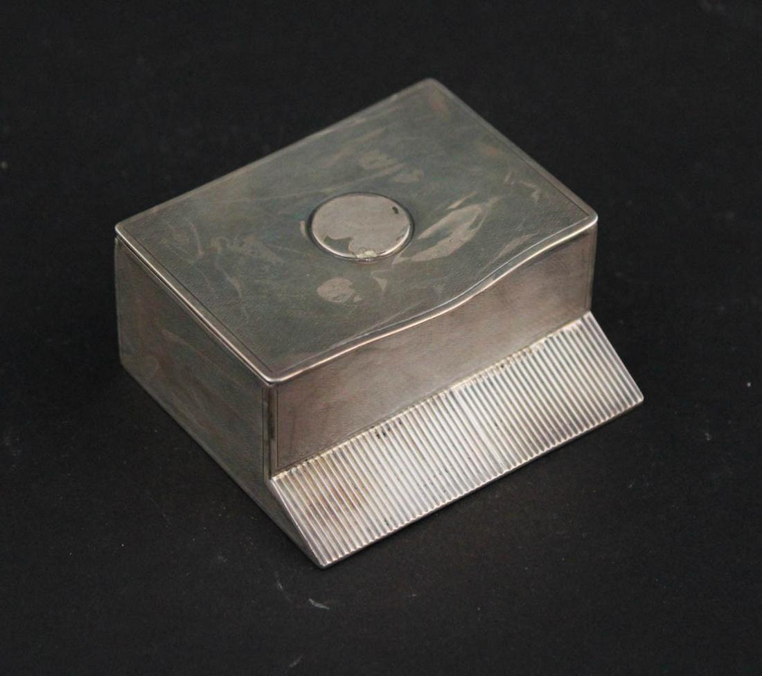English Sterling Silver Hinged Match Box (1 of 20)
