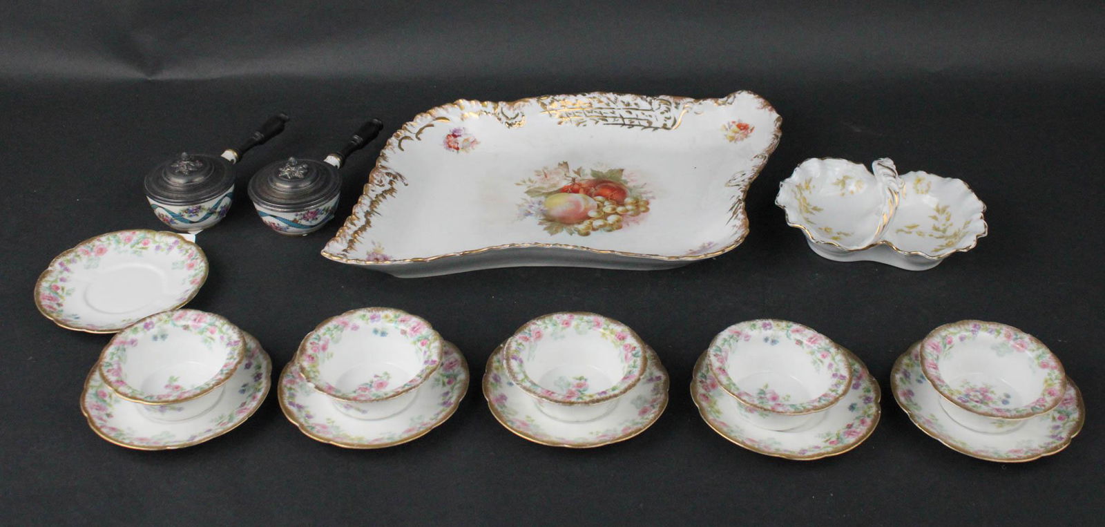 Pair of Meissen Style Chocolate Pots (1 of 13)