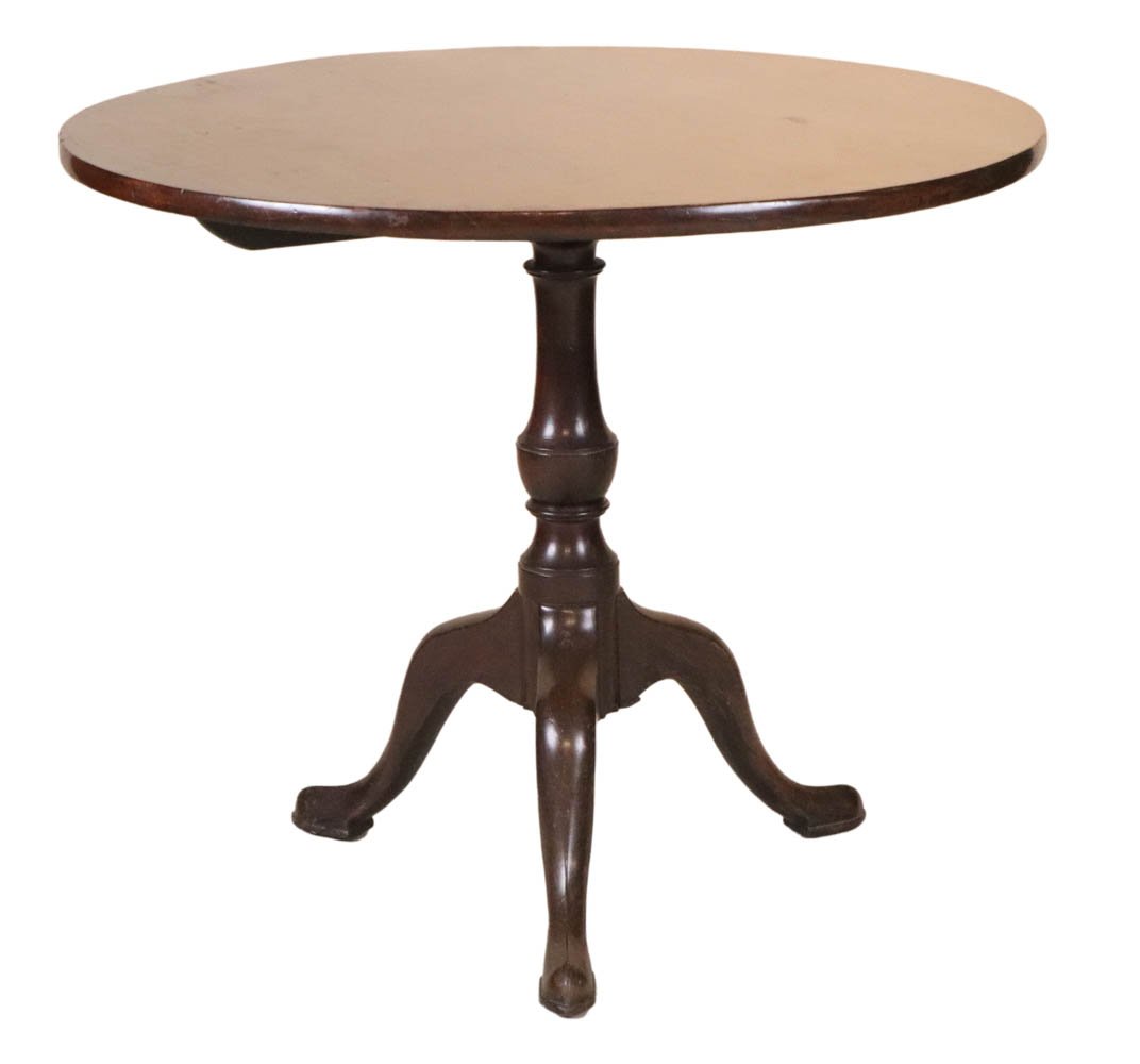 George III Mahogany Tilt-Top Breakfast Table (1 of 7)