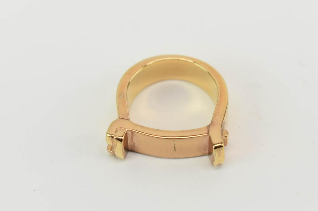 Miansai Hudson Rose Gold Plated Modernist Ring: Miansai Hudson Rose Gold Plated Modernist Ring, ring size 6 Used condition Provenance: Barney's New York