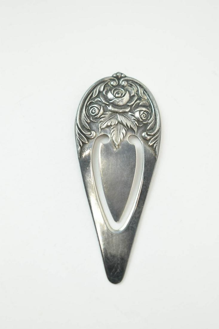 S.Kirk & Son Sterling Floral Repousse Bookmark (1 of 4)