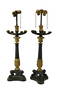 Pair of French Gilt Bronze Candelabra