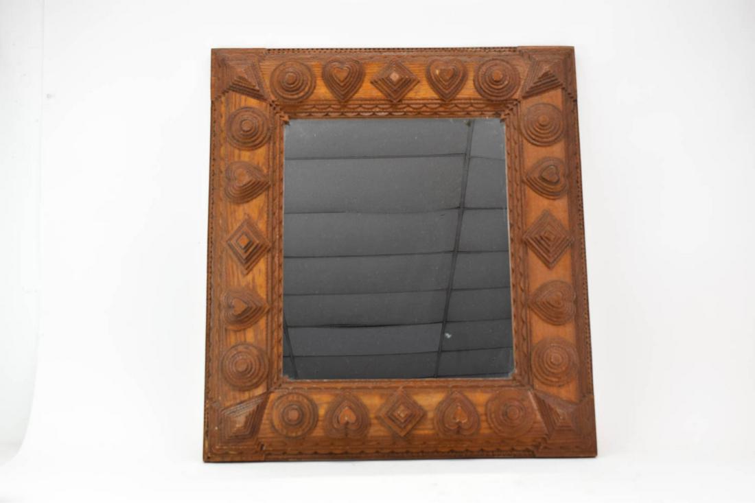 Tramp Art Style Mirror (1 of 8)