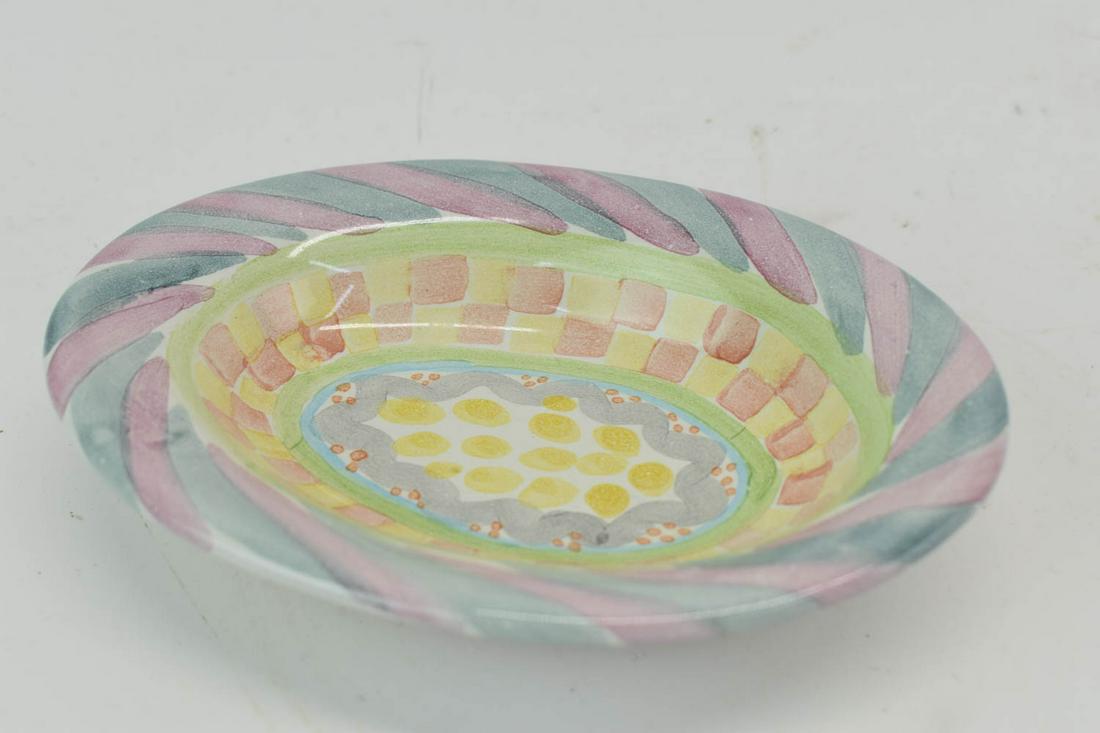 Mackenzie Childs "Cayuga" Porcelain Oval Dish (1 of 3)
