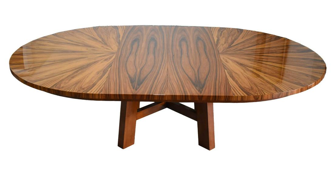 Modern Arts & Crafts Style Circular Dining Table (1 of 13)