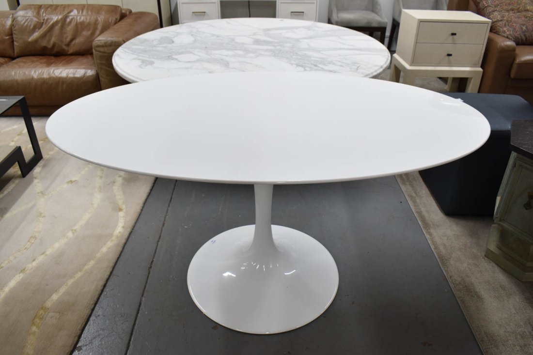 Modway Lippa Oval White Dining Table (1 of 8)