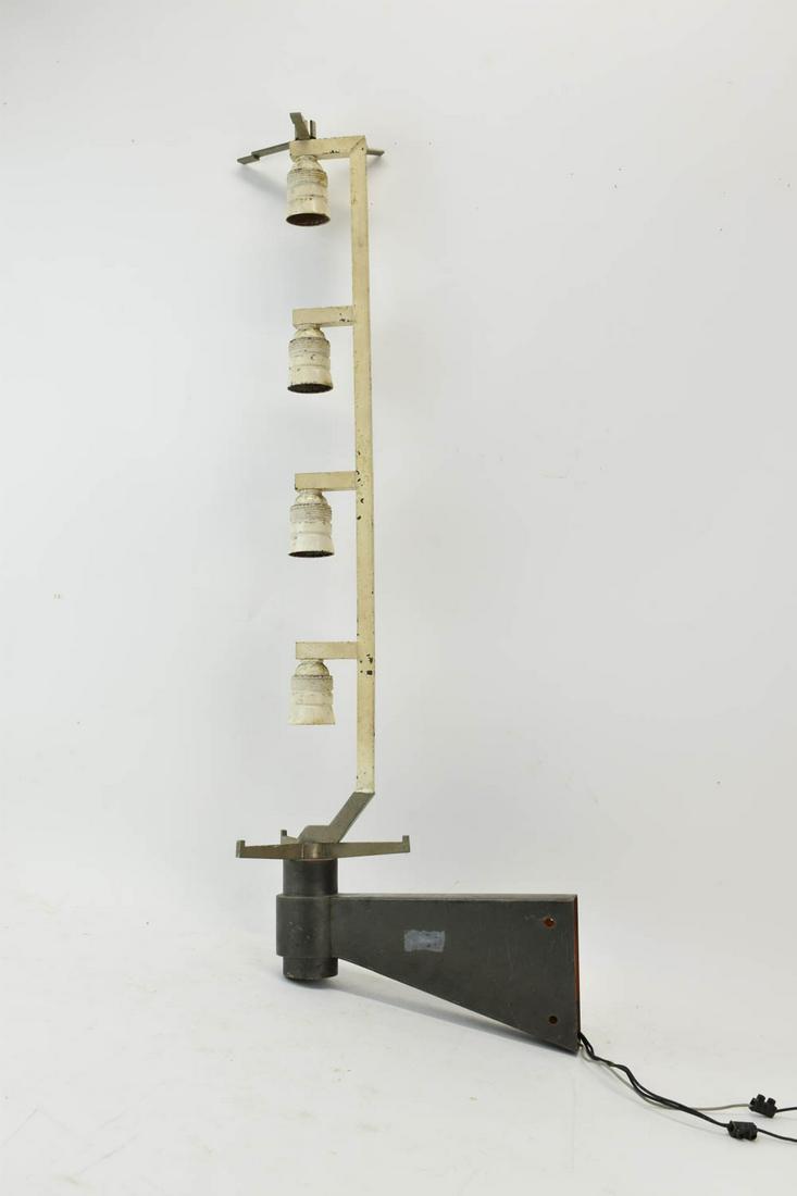 Industrial Mid-Century Modern 4-Light Wall Sconce (1 of 6)