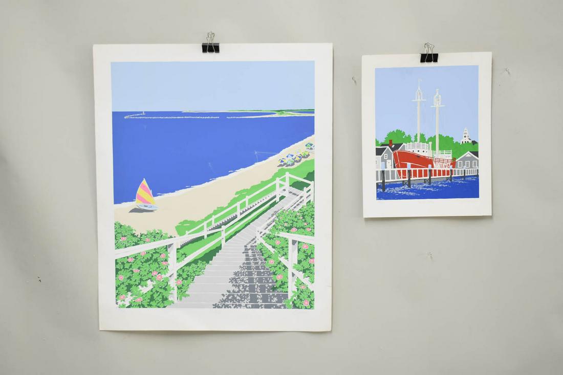Two Eric Holch Silkscreens in Vibrant Colors (1 of 15)