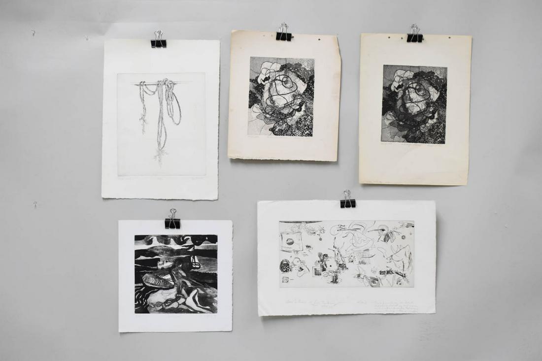 Five Assorted Etchings (1 of 12)