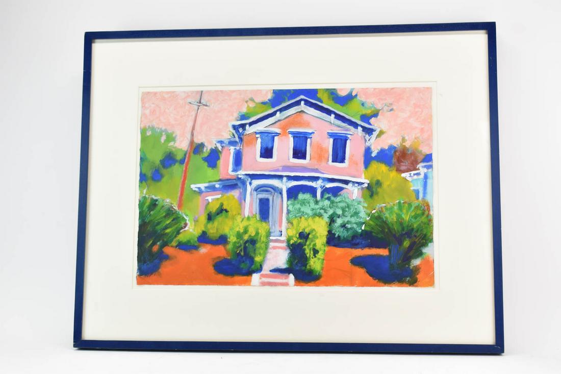 David Dunlop Egg Tempera Beach Road House Paper (1 of 8)