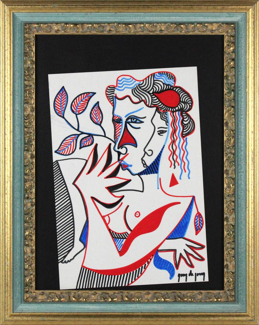 Guy de Jong, Man and Woman Embracing (1 of 8)