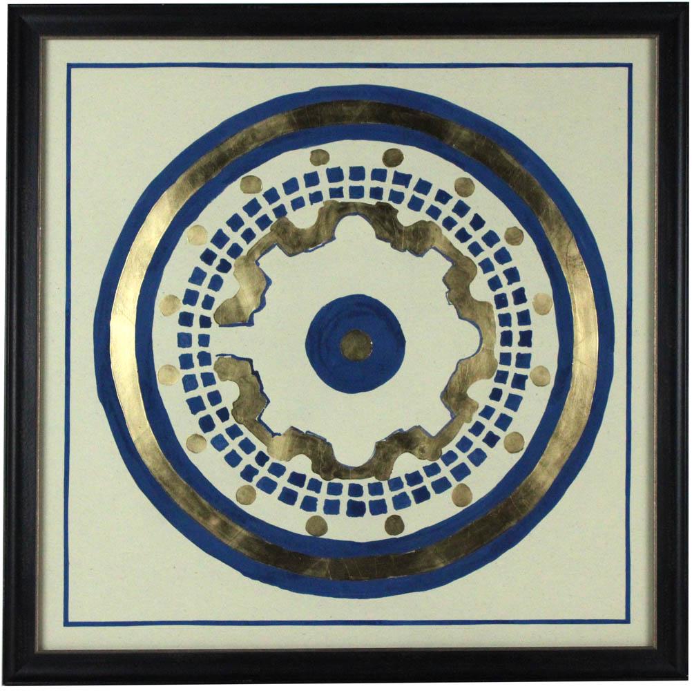 Three Pottery Barn Garden in Gold Prints (1 of 16)