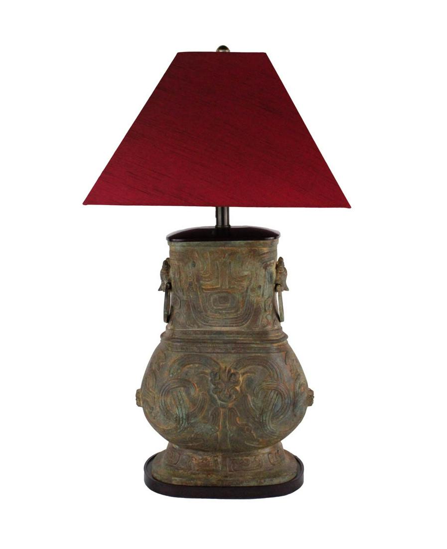 Lawrence & Scott Cast Bronze Urn Table Lamp (1 of 9)