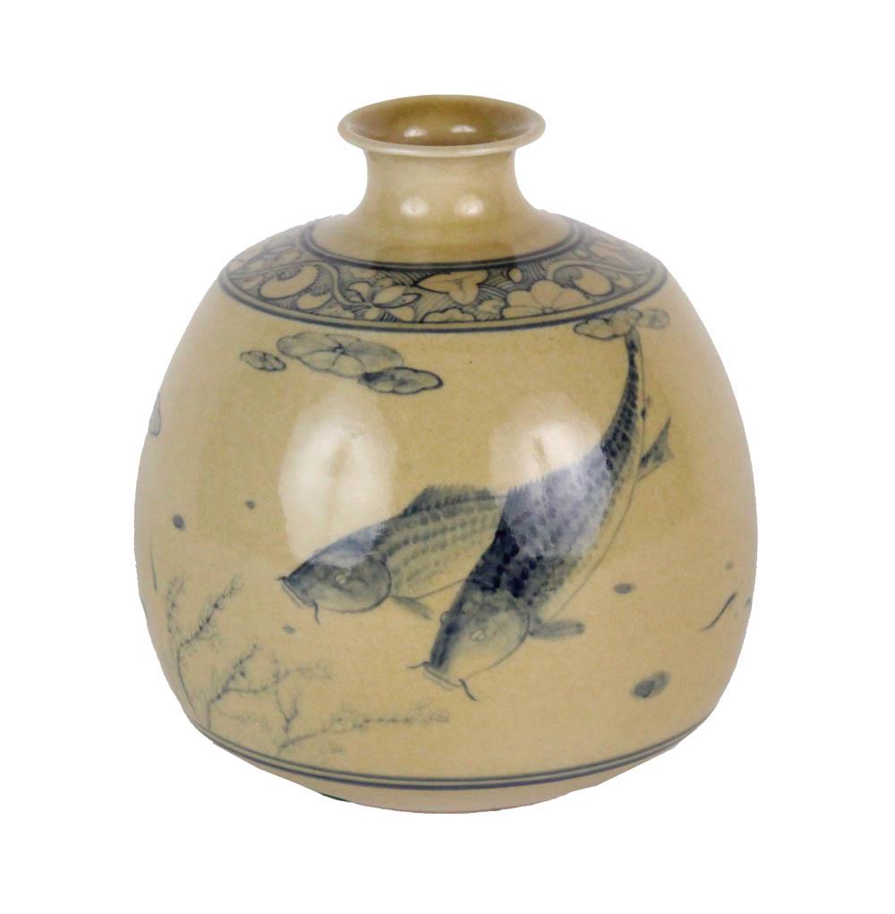 Contemporary Japanese Round Vase (1 of 7)