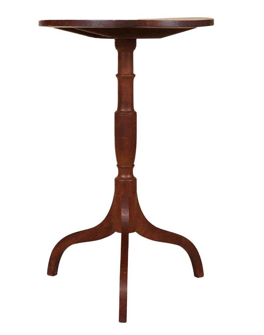 Federal Cherrywood Tilt-Top Candlestand (1 of 11)
