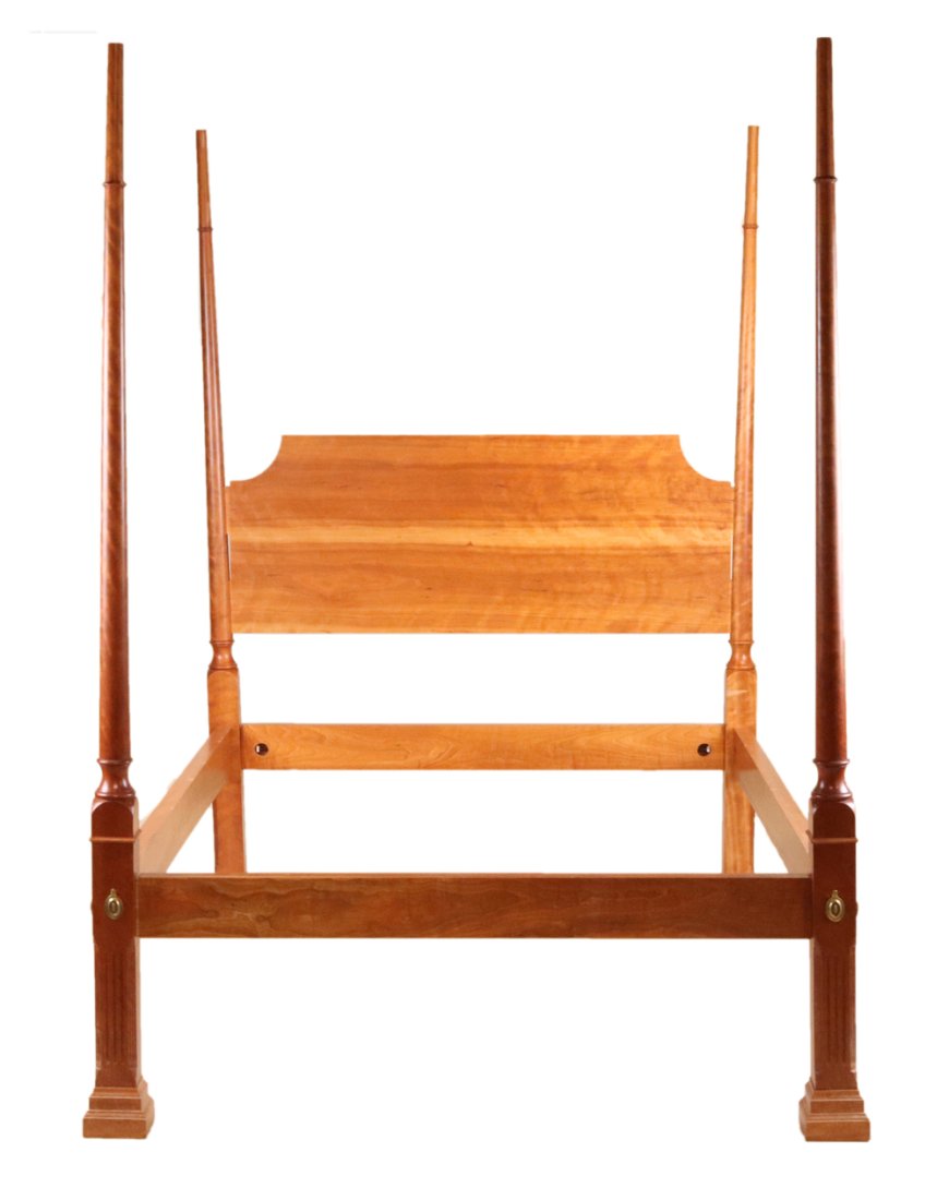 Federal Style Cherrywood Bedstead (1 of 10)