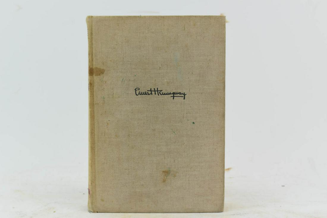 For Whom the Bell Tolls 1st ed.: For Whom the Bell Tolls 1st ed., published by Charles Scribner's Sons, 1940 Used condition, wear, worn, stains, page discoloration, lacking dust jacket 8-1/2"l x 6"w x 1-3/4"h