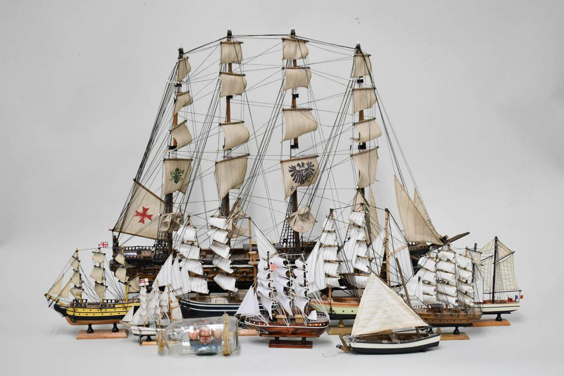 Armada of Ship Models (1 of 9)