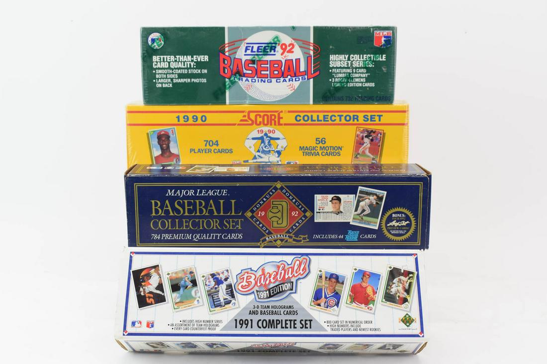 Four Assorted Baseball Card Sets (1 of 12)