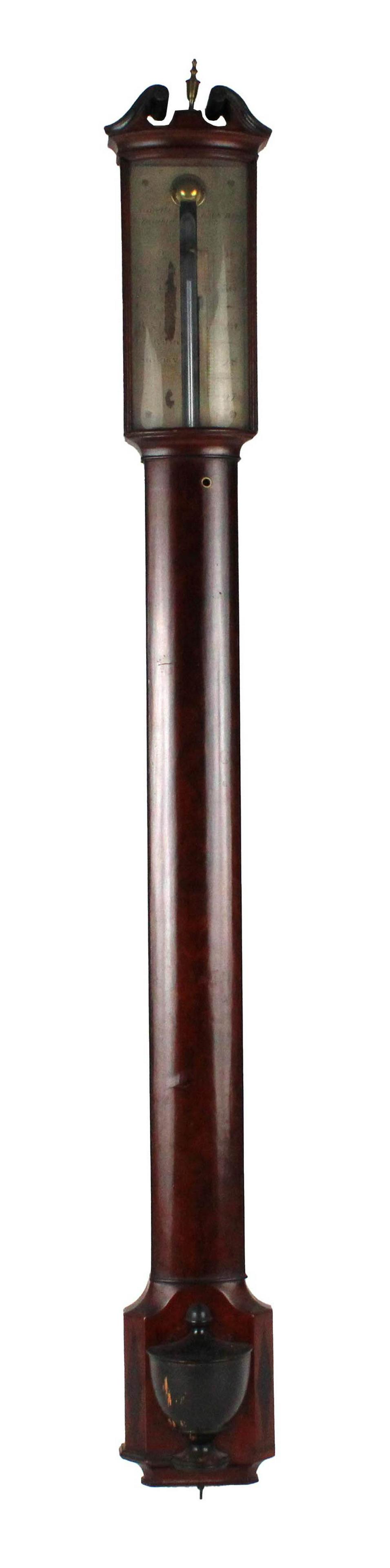 Regency Inlaid Mahogany Wall Barometer (1 of 5)