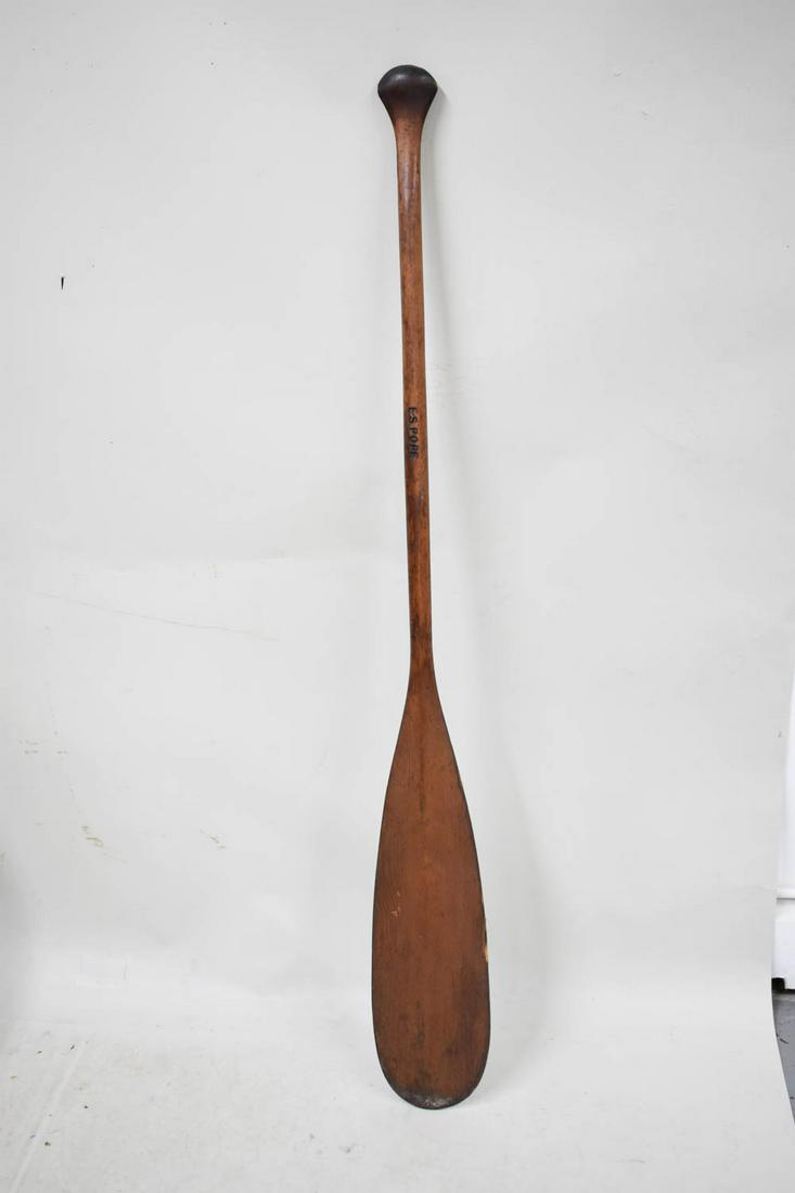 Vintage Wooden Oar Paddle (1 of 7)