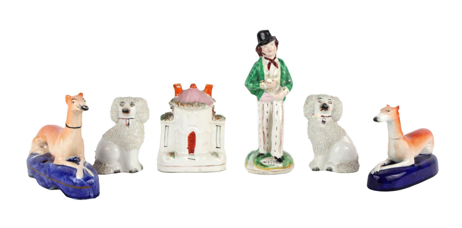 Six Staffordshire Figures (1 of 20)