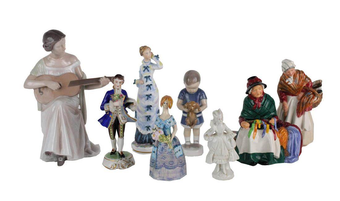 Group of Contemporary Porcelain Figurines (1 of 20)