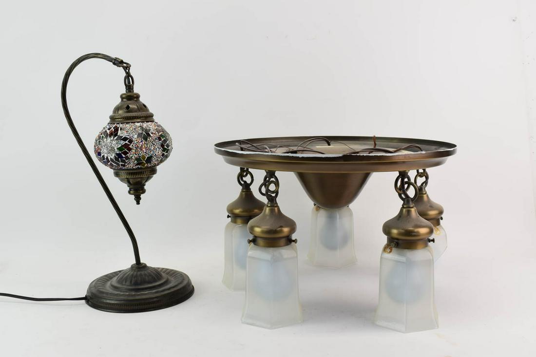 Five-Light Dome Light Fixture (1 of 6)